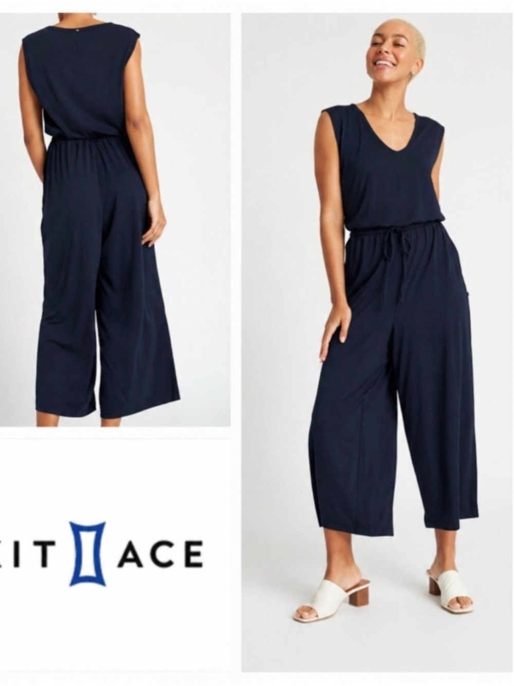 KIT AND ACE AT EASE RELAXED FIT JUMPSUIT SIZE M